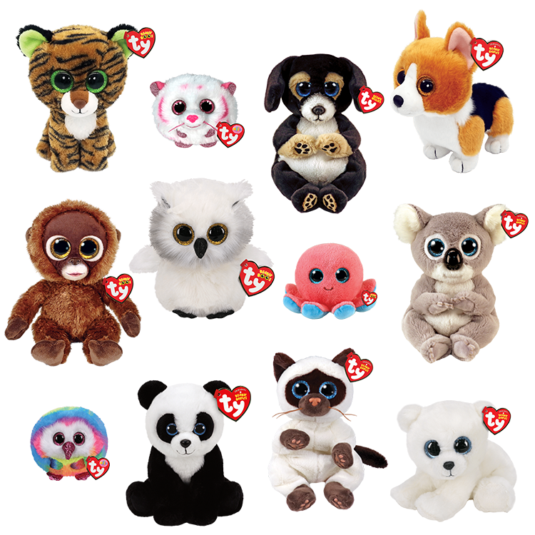 Ty Beanie Babies 12体セット TY Beanie Babies - Complete Set of 12 Zodiac Animals, Mint