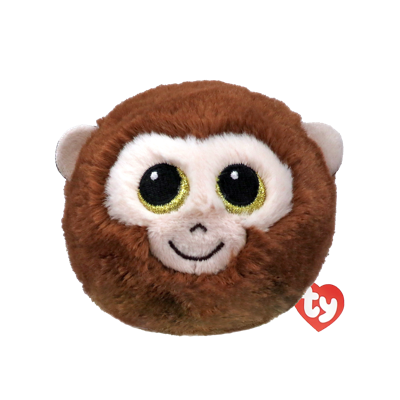Ty Beanie Boos - Peluche Olga Lo Scimpanzé | Marrone 15cm | Occhi Luminosi Originale