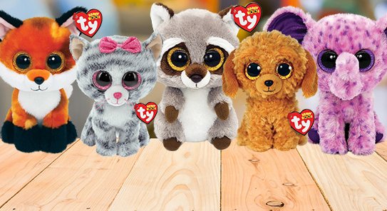 Row of Beanie Boos