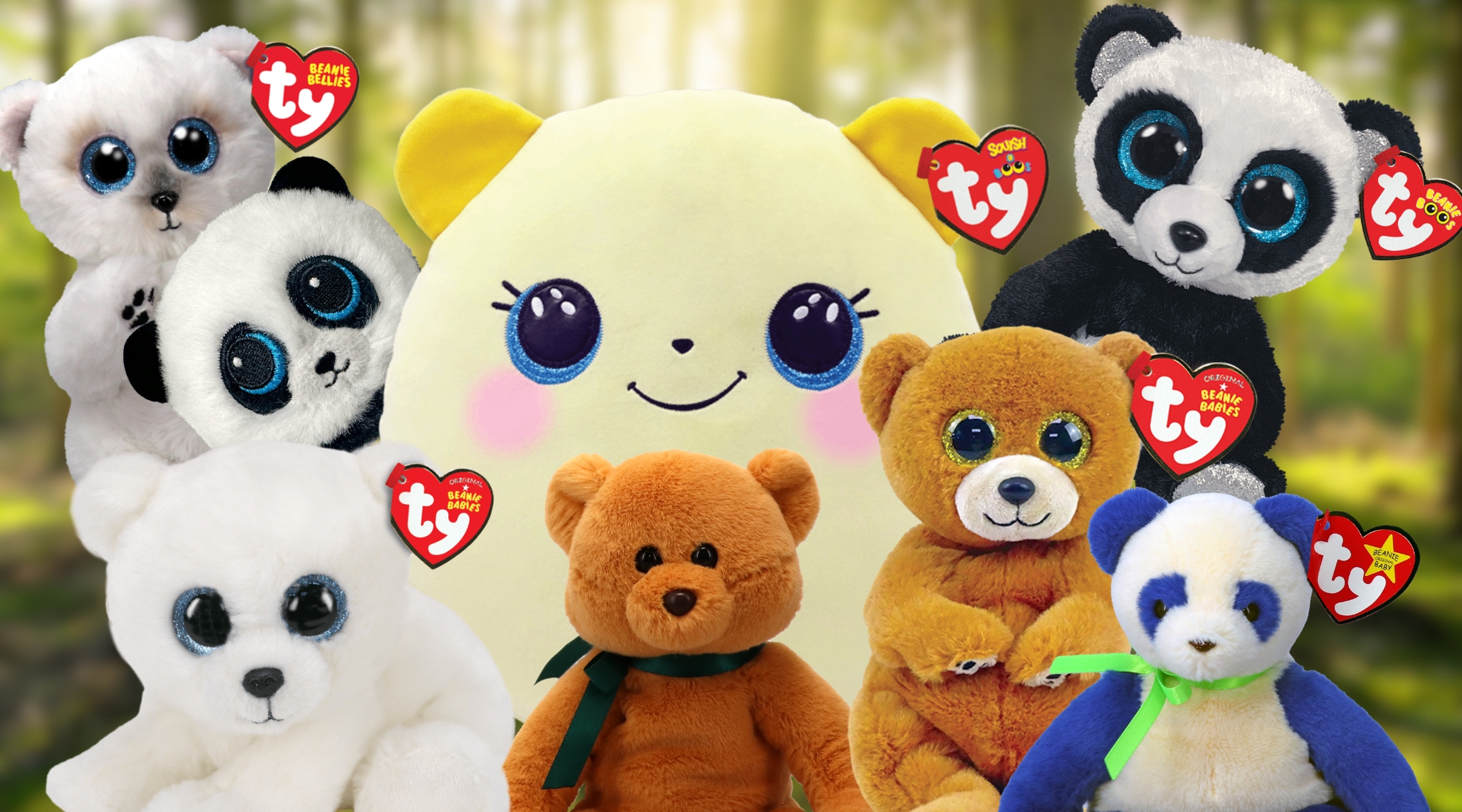 Several beanie bears